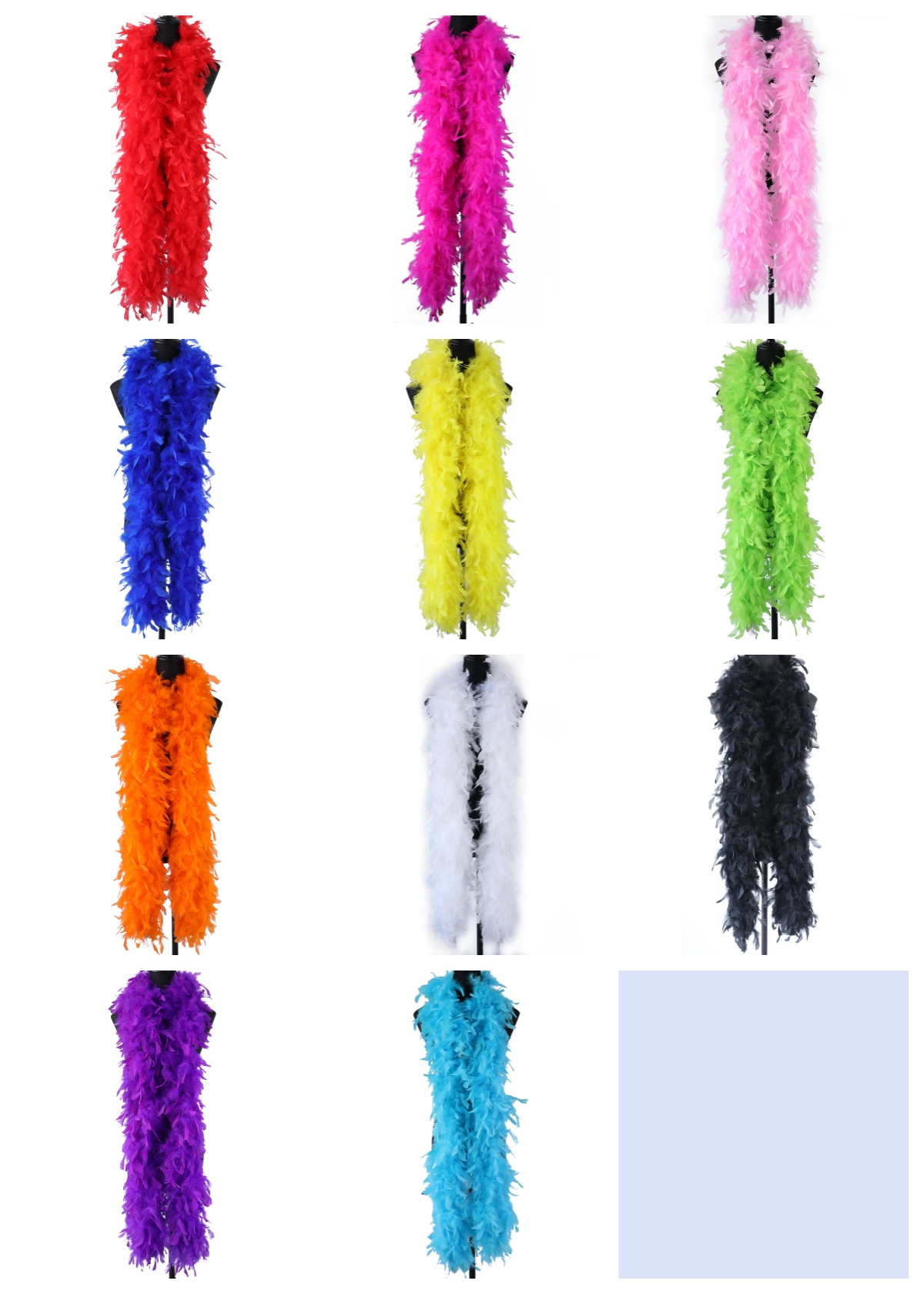 ขนนกไก่งวงแท้ 2 เมตร 90 กรัม แ - Feather Trim Marabou บทวิจารณ์และราคา