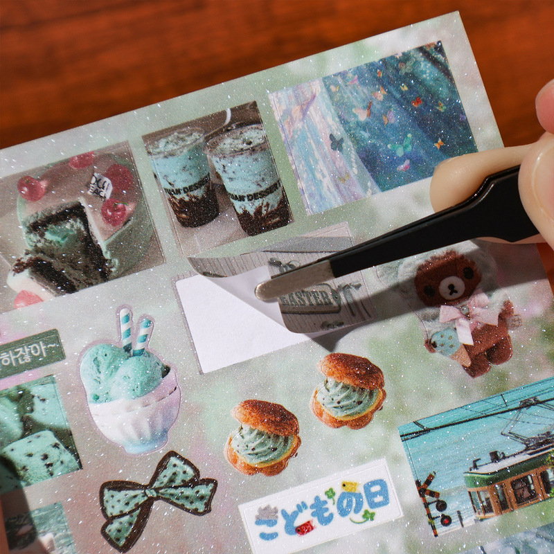 สมุดสติกเกอร์ธีมร้านขายของชำญี - Embellishments For Scrapbooking บทวิจารณ์และราคา