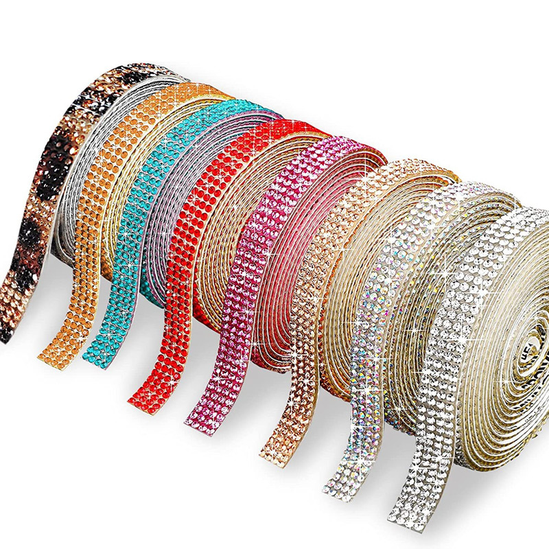 ริบบิ้นติดเพชรสติกเกอร์พลอยคริ - Hotfix Rhinestone Sheet บทวิจารณ์และราคา