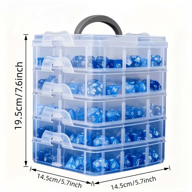 กล่องเก็บของแบบใส 5 ชั้น พร้อม - Craft Embellishment Storage บทวิจารณ์และราคา