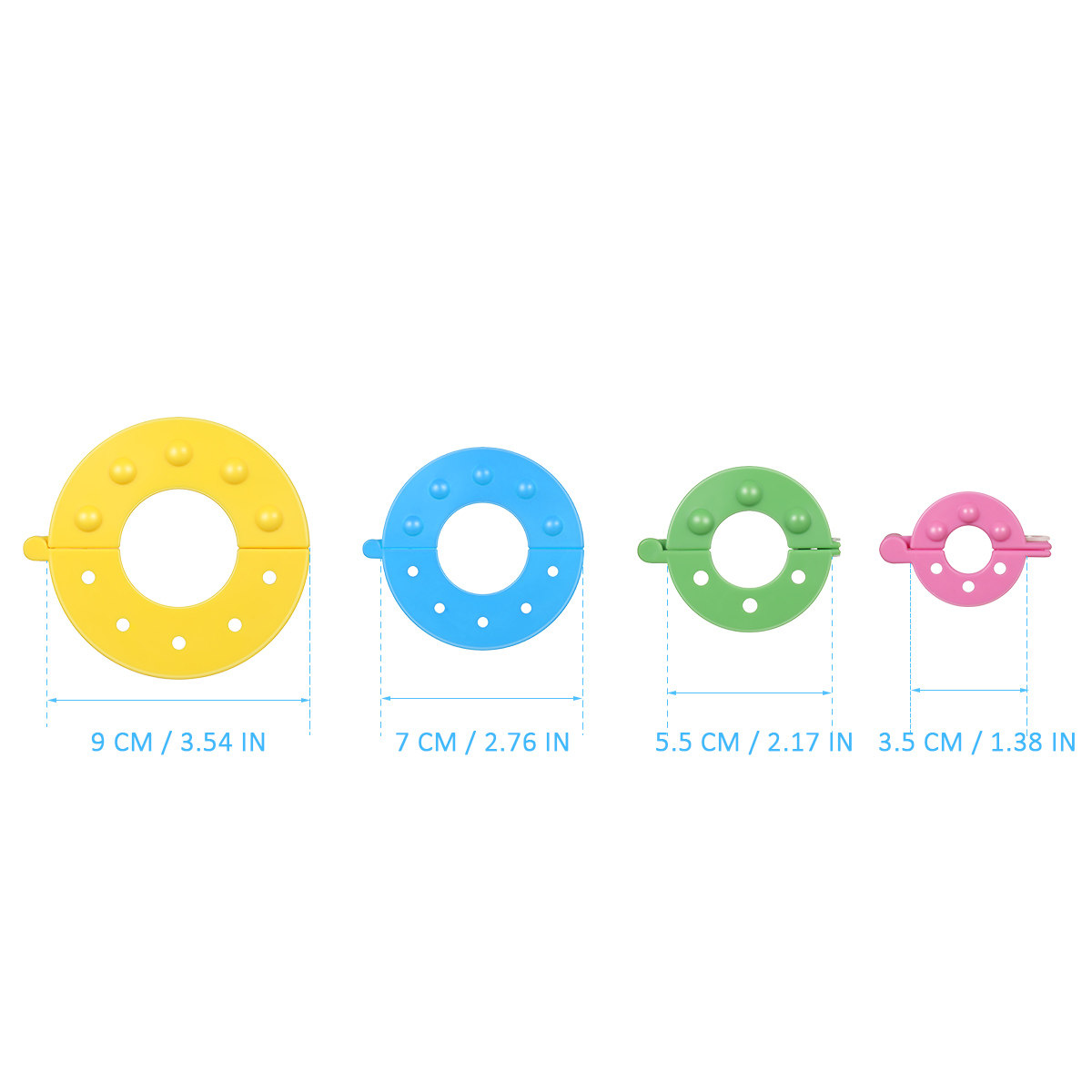ชุดอุปกรณ์ทำลูกปอมปอม 8 ชิ้น 4 - Pom Pom Maker Tool บทวิจารณ์และราคา