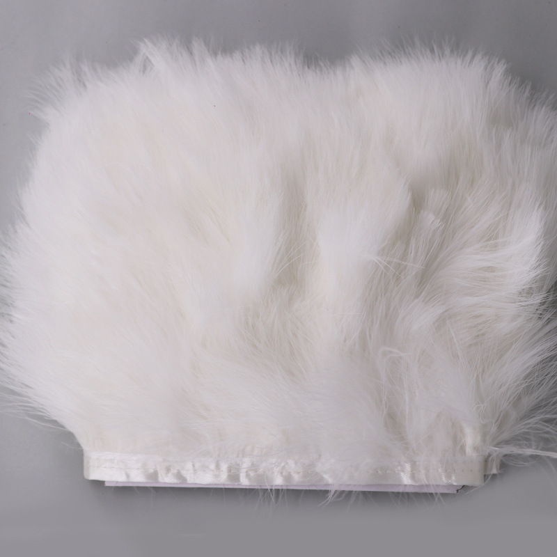 ขนไก่งวงสีดำขาว ขนาด 8-10 ซม.  - Feather Trim Marabou บทวิจารณ์และราคา